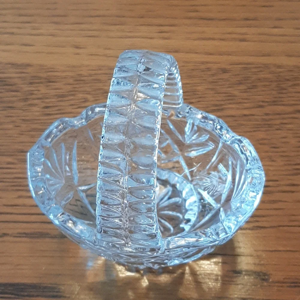 Princess House Crystal Glass Basket
